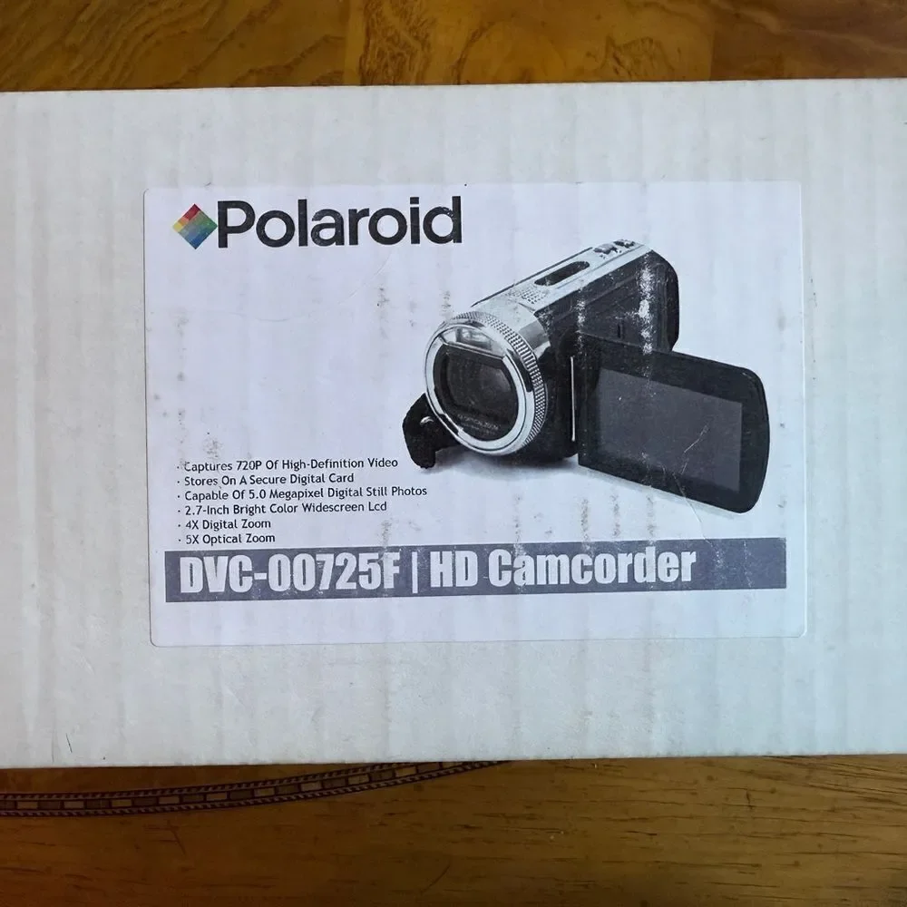 Polaroid DVC-00725F HD Camcorder - Black
